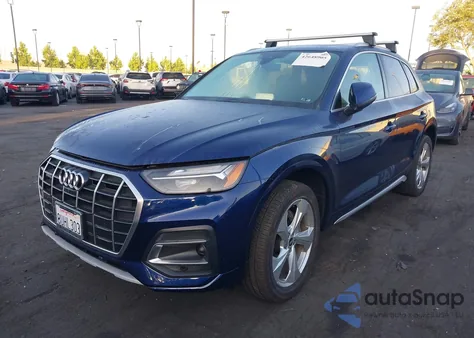 2021 Audi Q5 Premium Plus из США, поврежденный, VIN WA1BAAFY5M2015445